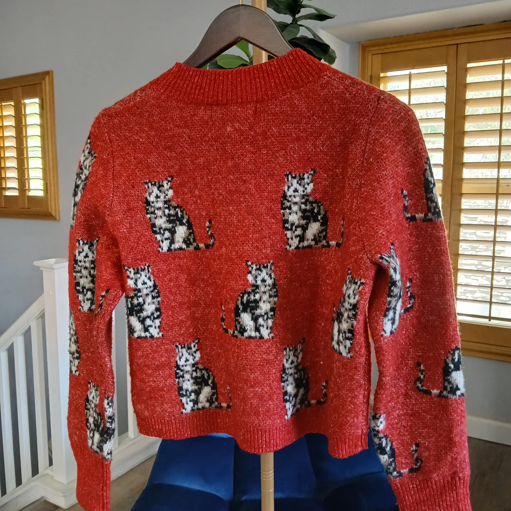 Wildfox Seeing Cats Dali Sweater. Size S - Picture 5 of 7
